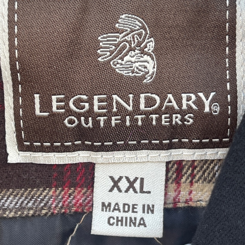 Legendary Outfitters Men’s Flannel Hoodie Shirt Jacket XXL - Picture 6 of 6